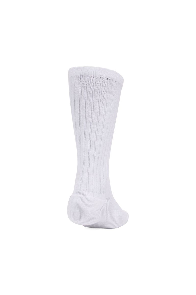 Calcetin-unisex-UA-sportstyle-scrunch-2-pack-crew-blanco