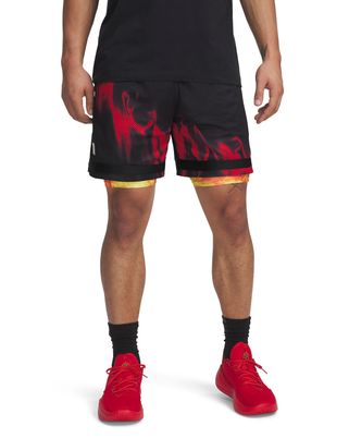 Shorts Curry statement negro para hombre Under Armour