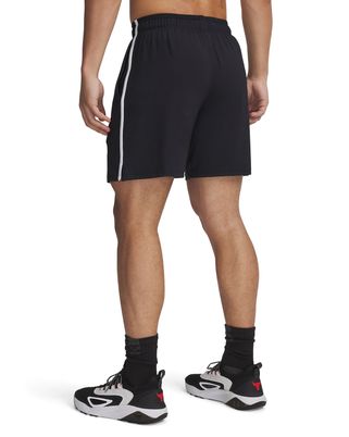Shorts Project Rock mesh negro para hombre Under Armour