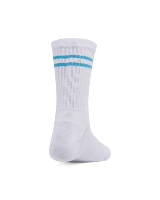 Calcetines unisex Under Armour essential 3-pack mid blanco