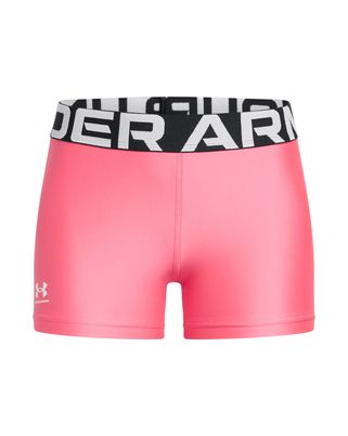Calzas shorty Heatgear rosado para niñas Under Armour