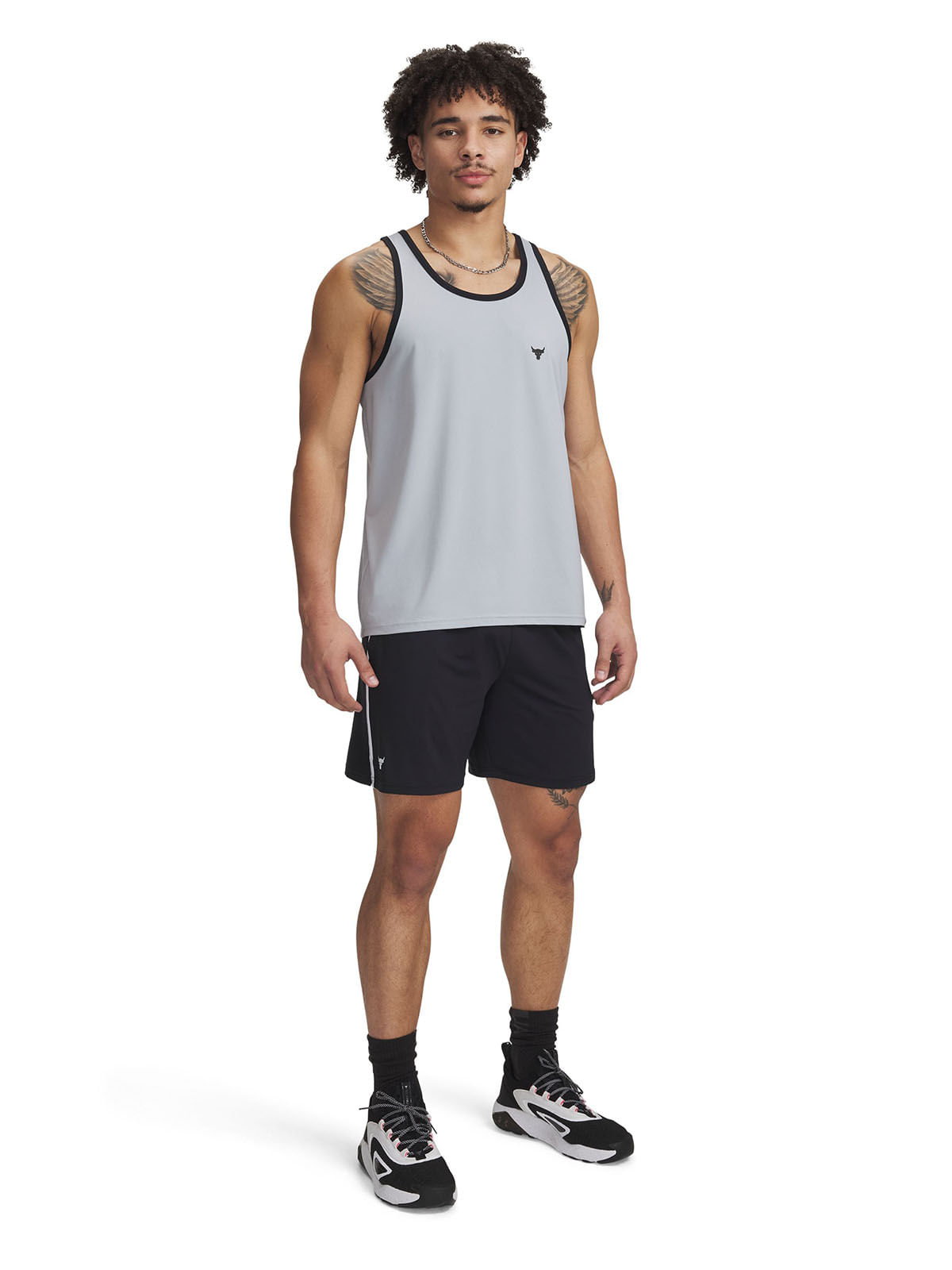 Shorts Project Rock mesh negro para hombre
