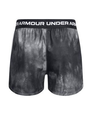 Shorts Under Armour tech play up negro para niñas