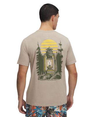 Polera manga corta Under Armour outdoor fuel café para hombre