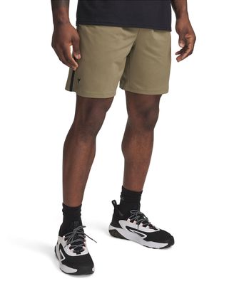 Shorts Project Rock mesh café para hombre Under Armour