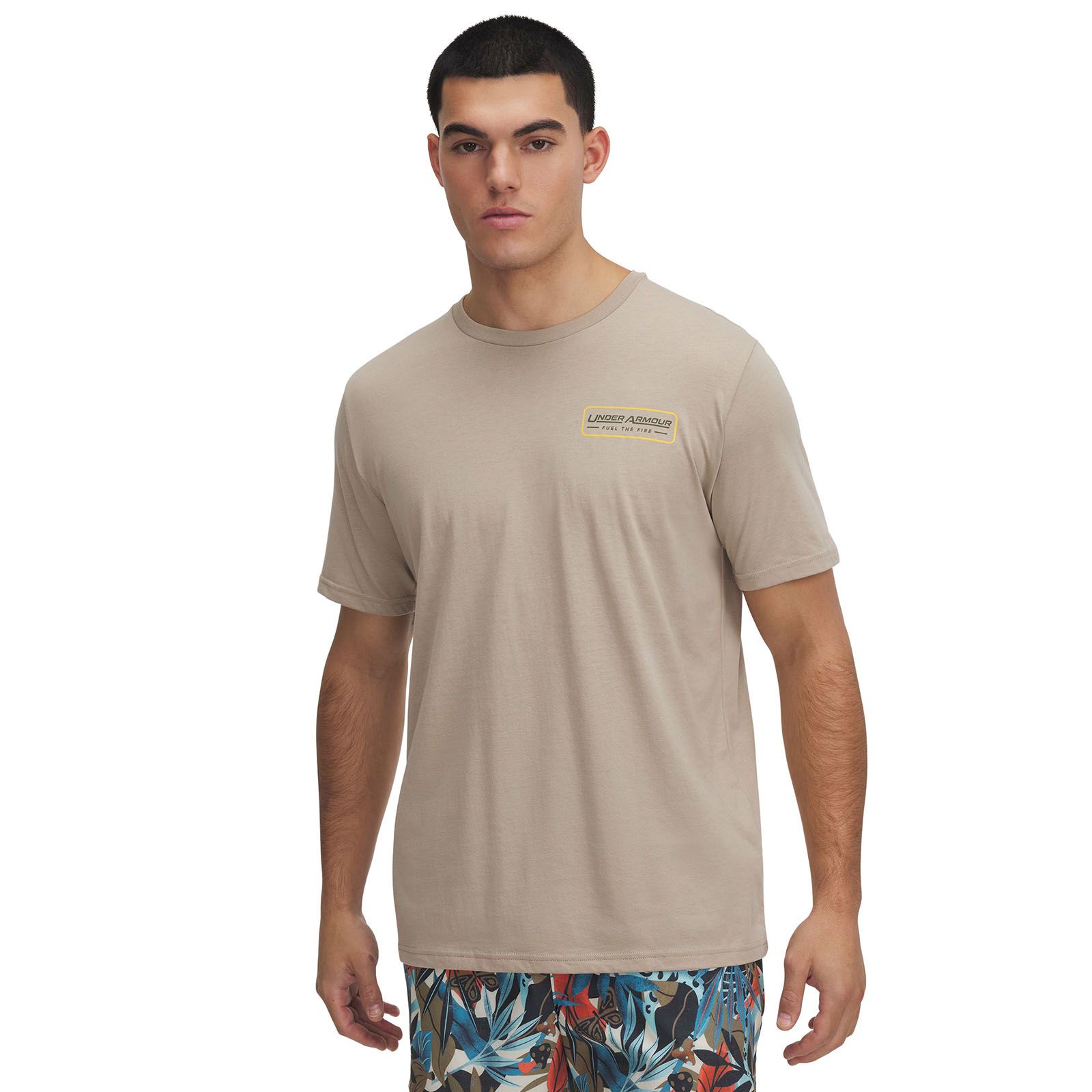Polera manga corta Under Armour outdoor fuel café para hombre