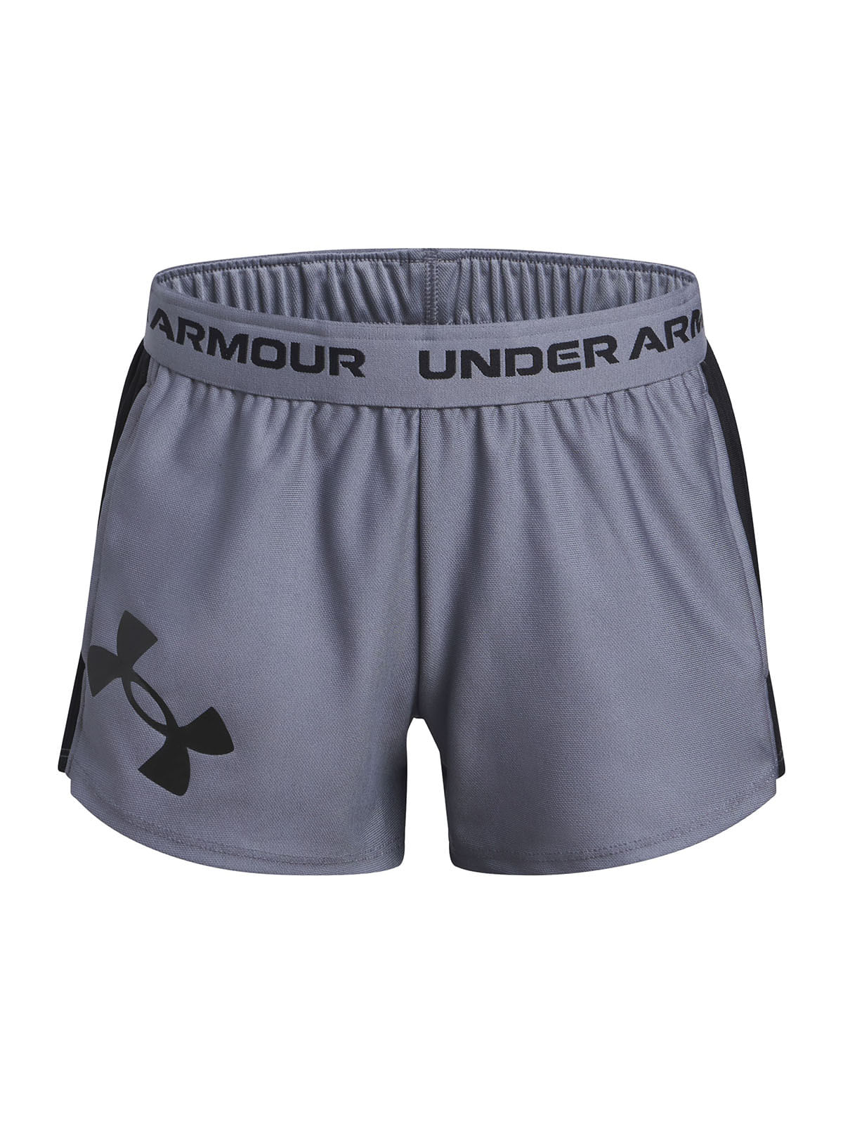 Shorts UA tech play up logo gris para niñas