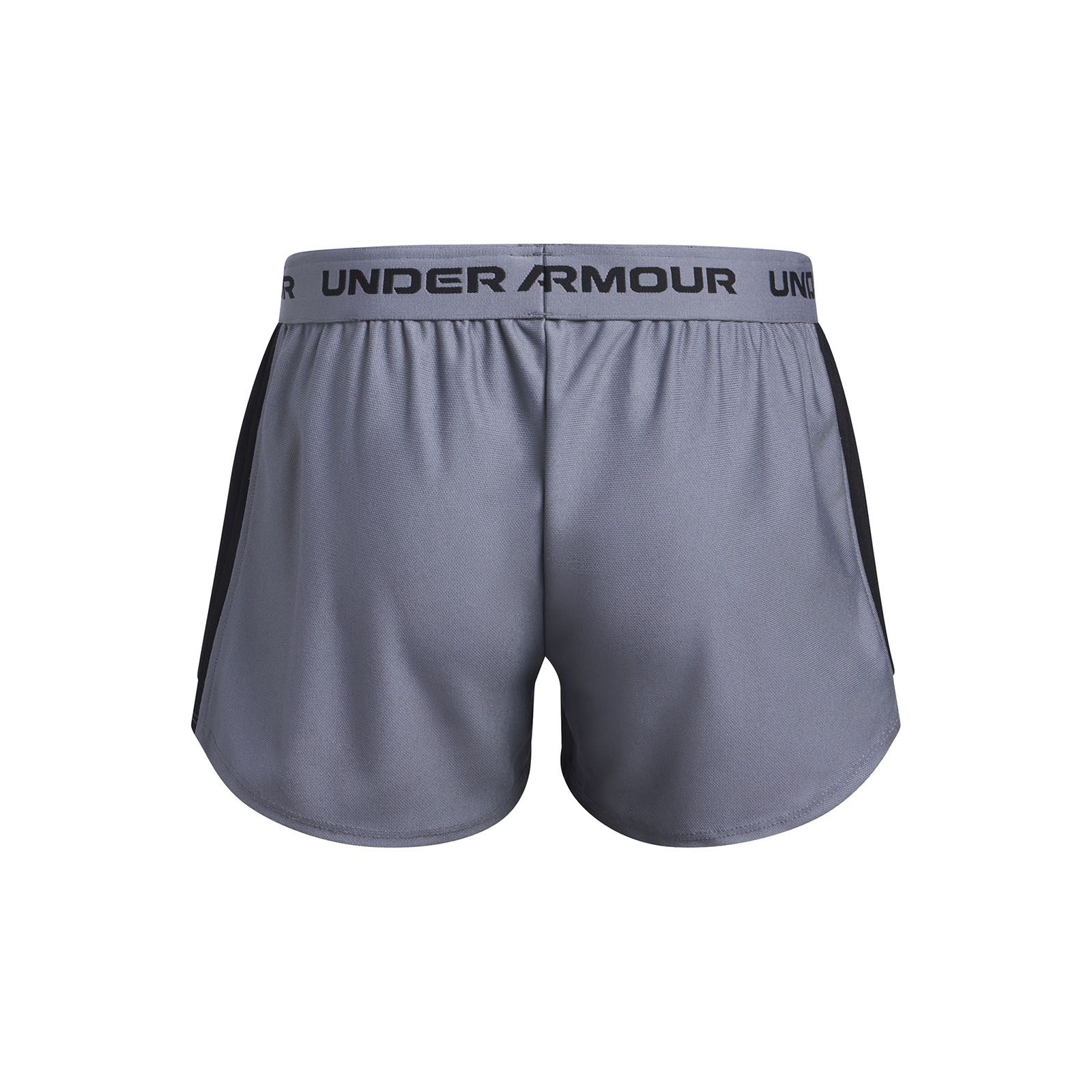 Shorts Under Armour tech play up logo gris para niñas
