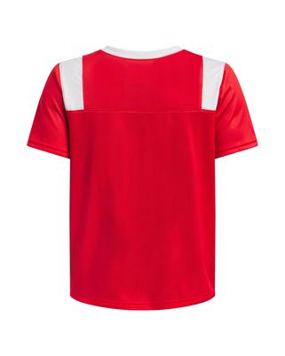 Polera manga corta Under Armour big win rojo para niños