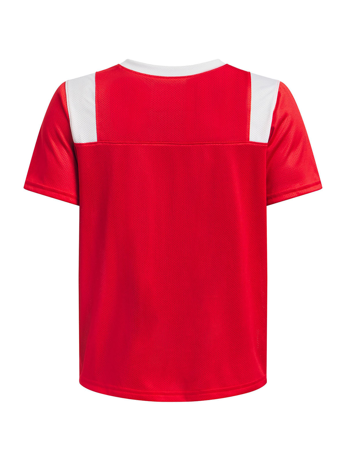 Polera manga corta UA big win rojo para niños