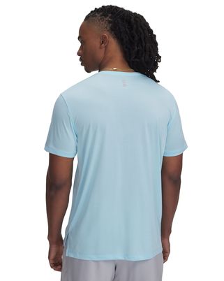 Polera manga corta Under Armour launch azul para hombre