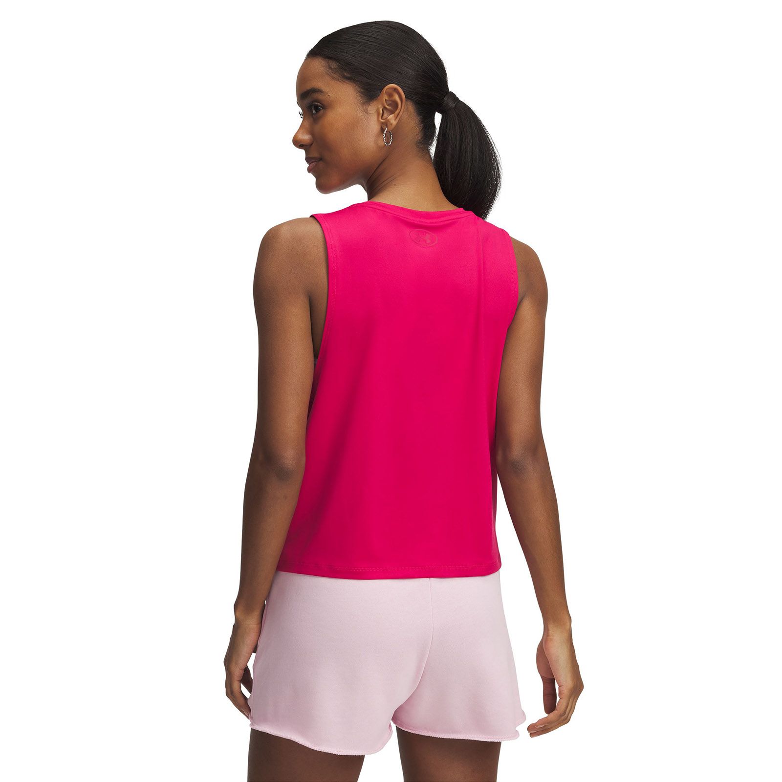 Polera sin mangas Under Armour vanish energy crop morado para mujer