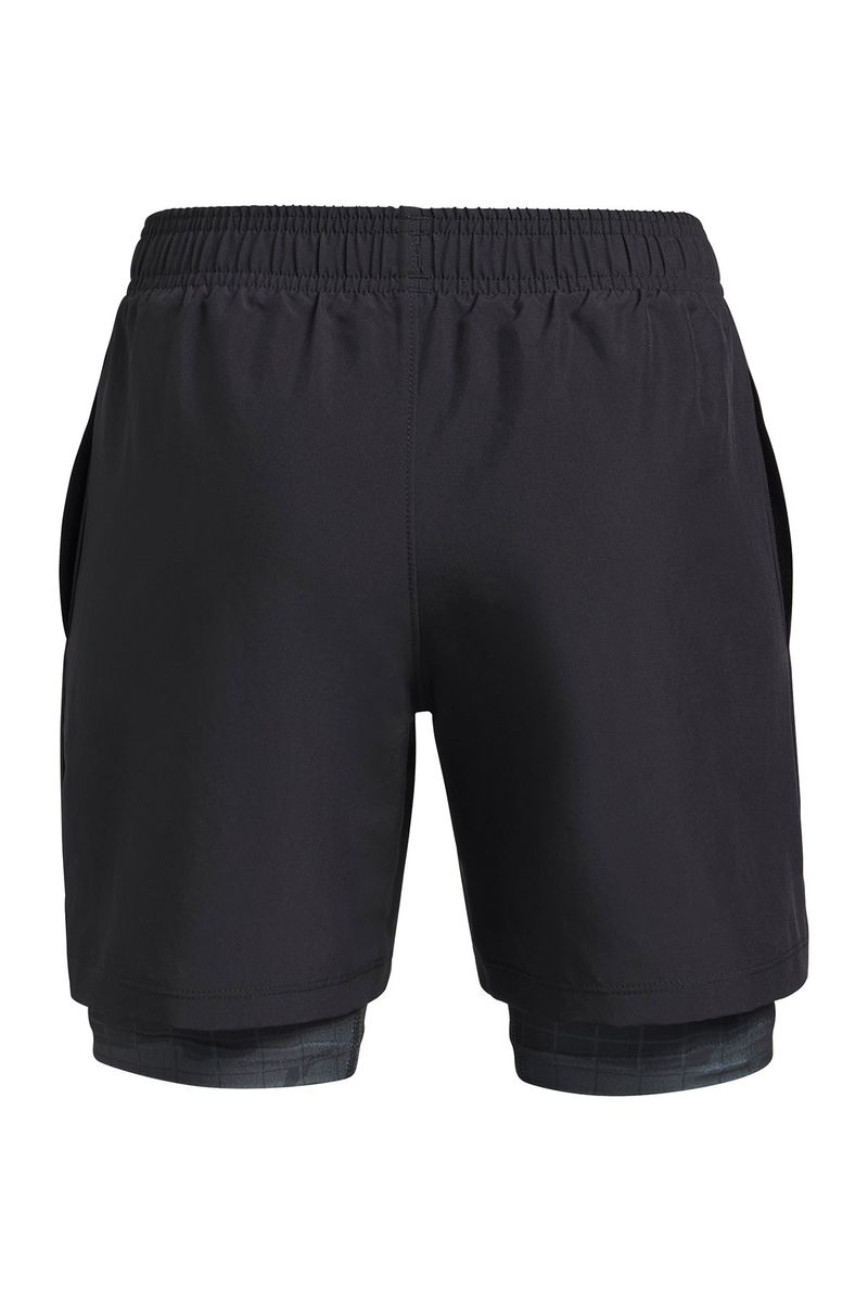 Shorts-UA-tech-tejido-2-en-1-negro-para-niños