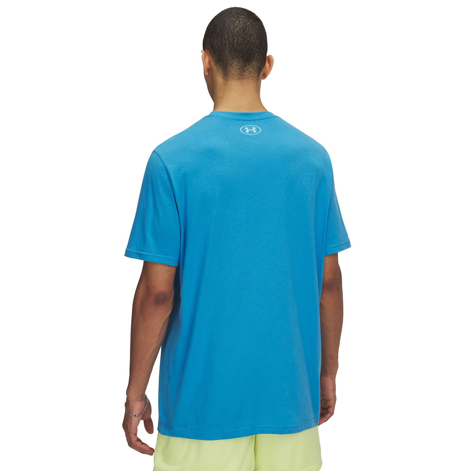 Polera manga corta Under Armour foundation azul para hombre
