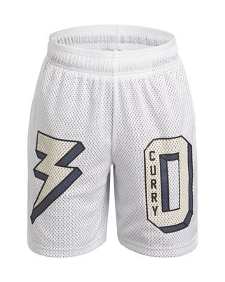 Shorts Curry signature blanco para niños Under Armour