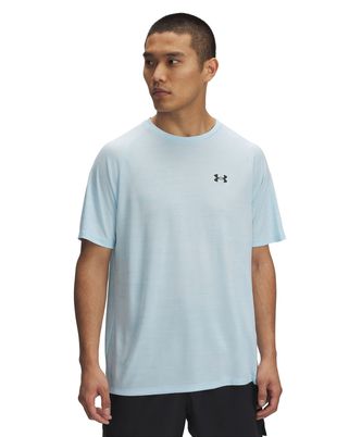 Polera manga corta Under Armour tech 2.0 tiger azul para hombre