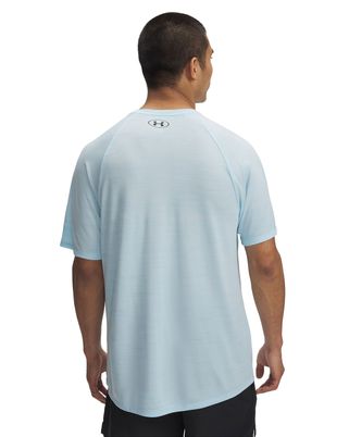 Polera manga corta Under Armour tech 2.0 tiger azul para hombre