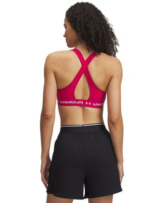 Sostén deportivo armour® mid crossback morado para mujer Under Armour