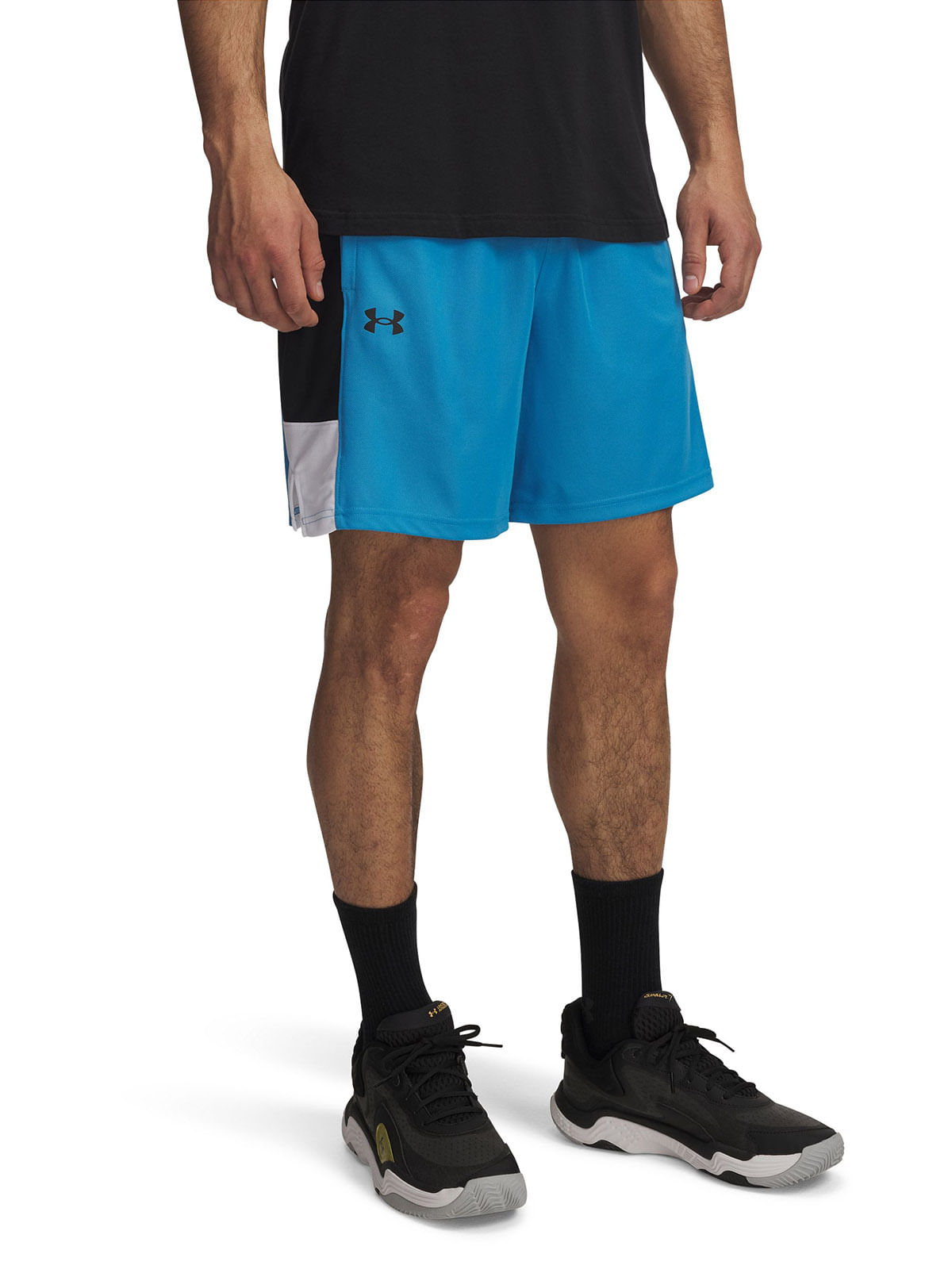 Shorts UA zone azul de hombre