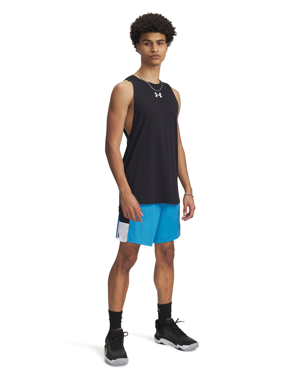 Shorts UA zone azul de hombre