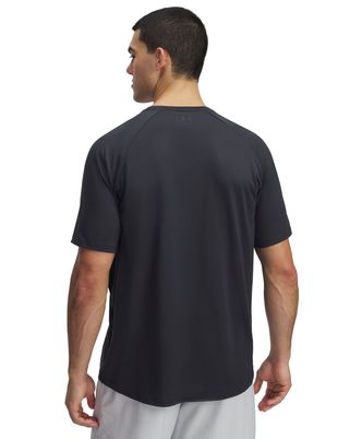 Polera manga corta Under Armour tech fade gris para hombre