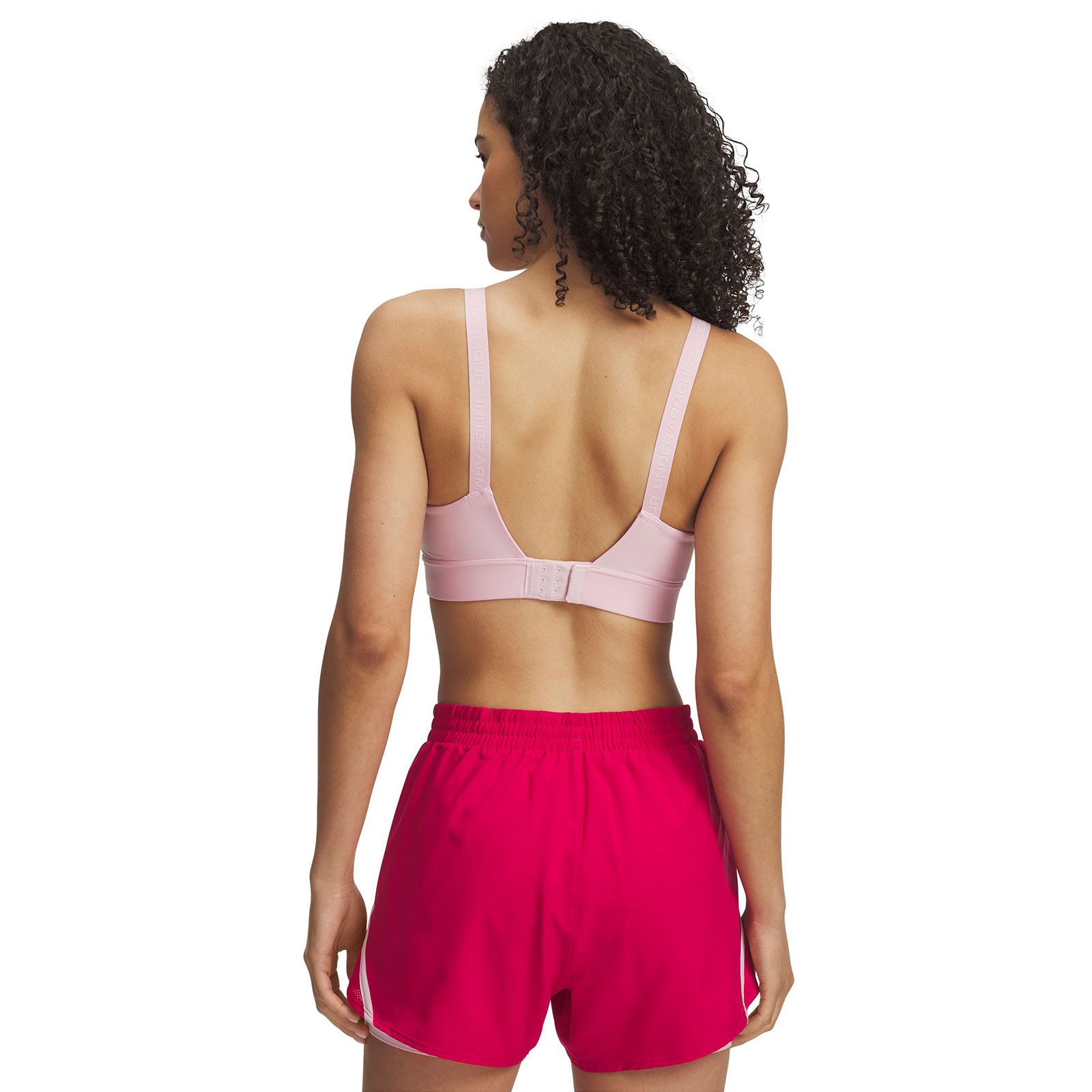 Sostén deportivo Under Armour infinity 2.0 mid rosado para mujer