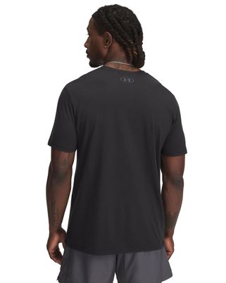 Polera manga corta Under Armour shaded logo negro para hombre