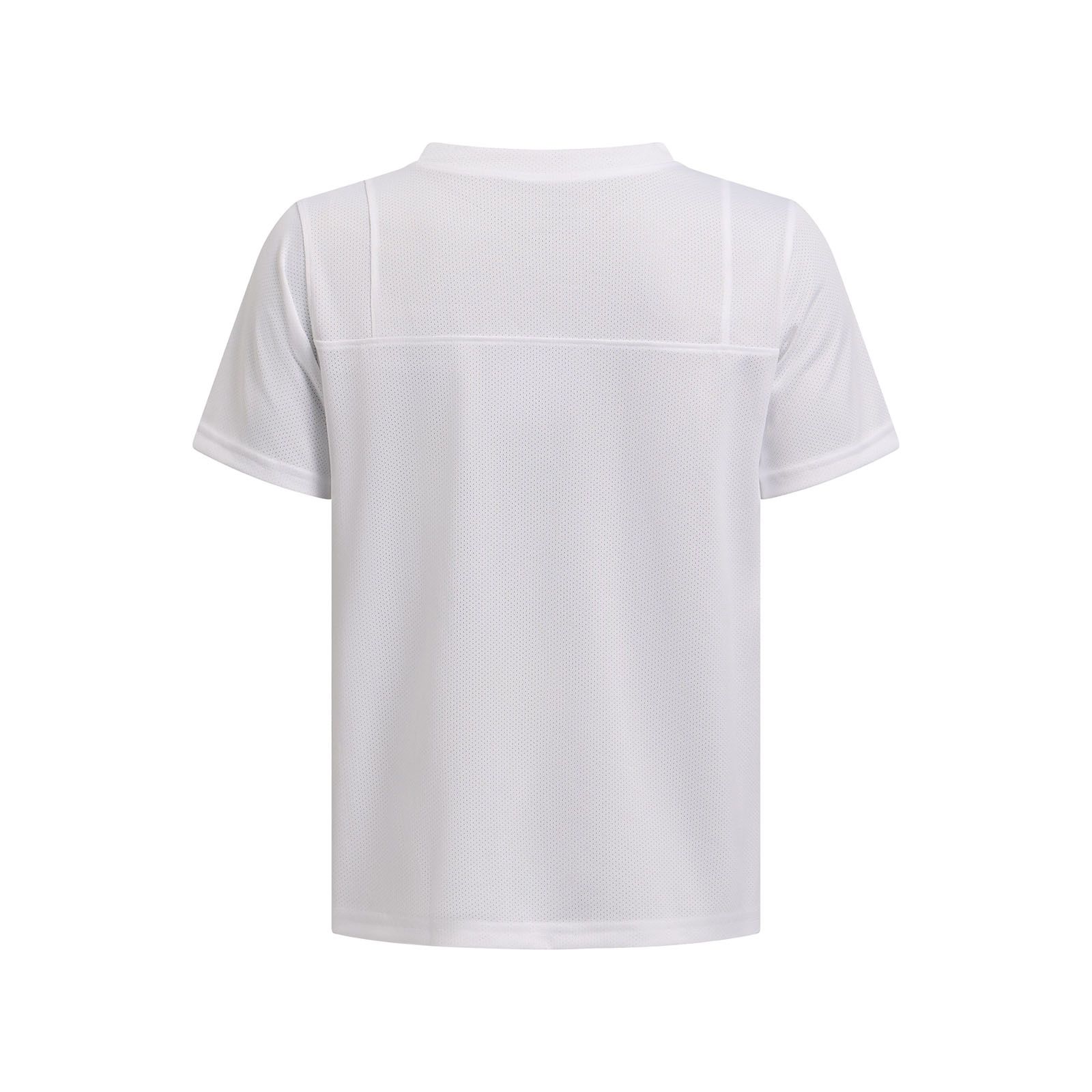 Polera manga corta Under Armour big win blanco para niños