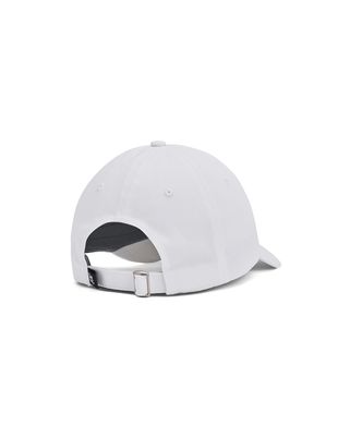 Jockey ajustable Under Armour drive blanco para mujer