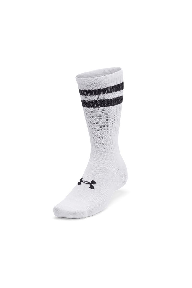 Calcetin-unisex-Under-Armour-essential-pack-de-6-blanco