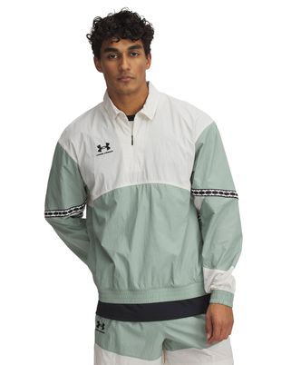 Polerón Under Armour terrace96 drill top verde para hombre