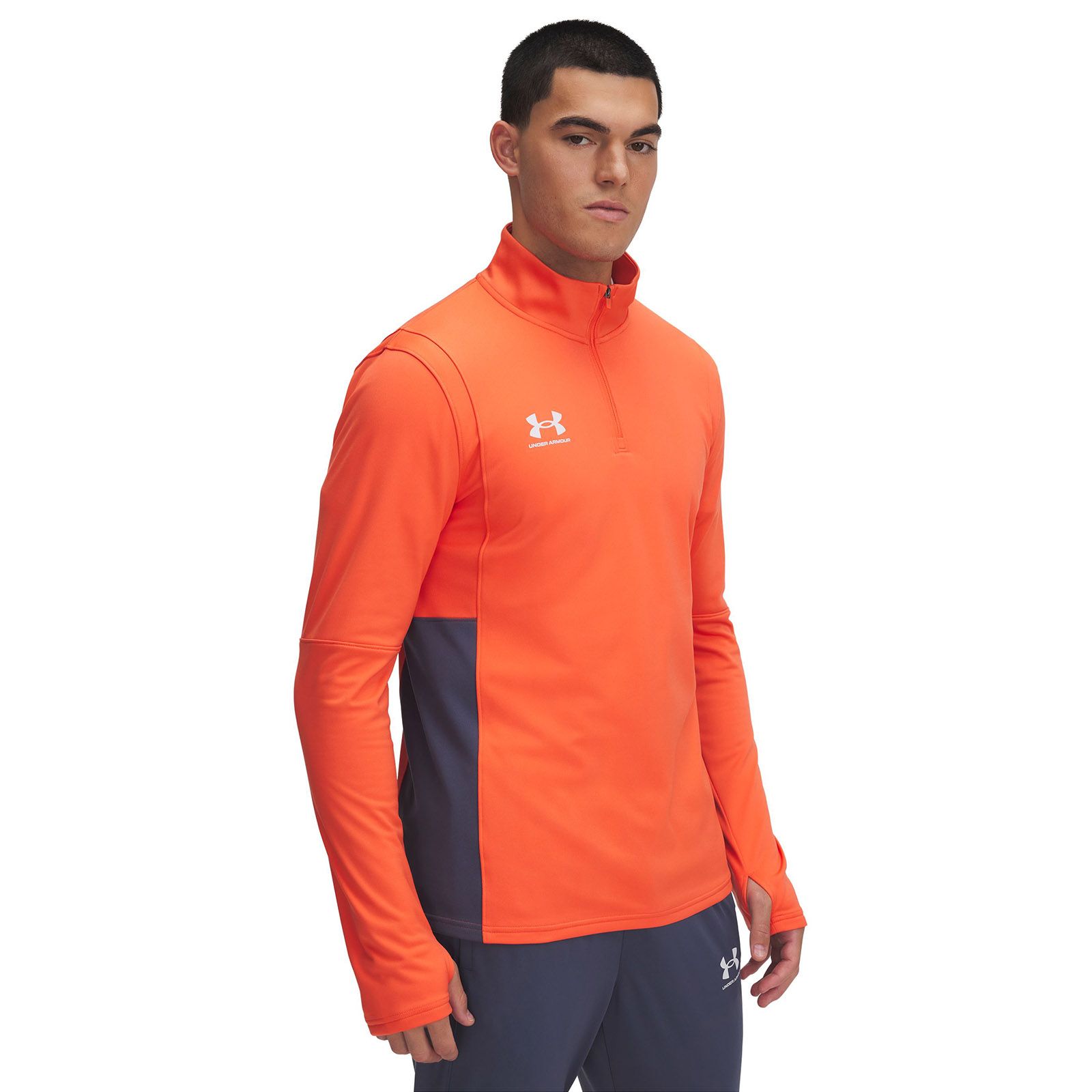 Polerón Under Armour challenger naranjo para hombre