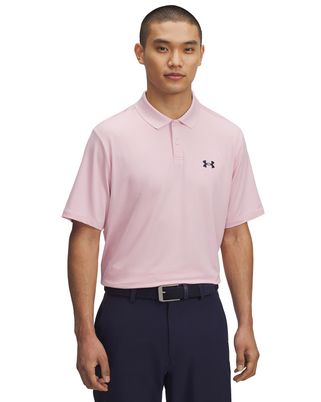 Polera manga corta Under Armour matchplay rosado para hombre