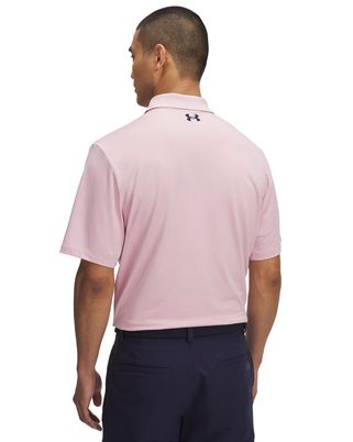 Polera manga corta Under Armour matchplay rosado para hombre