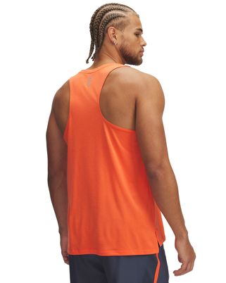 Polera sin mangas Under Armour launch naranjo para hombre