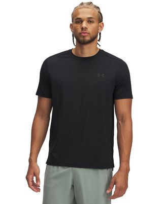 Polera manga corta UA Launch Elite negro para hombre