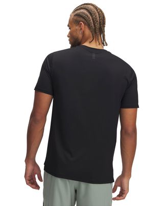 Polera manga corta UA Launch Elite negro para hombre