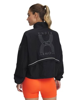 Chaqueta UA Run 96 negro para mujer