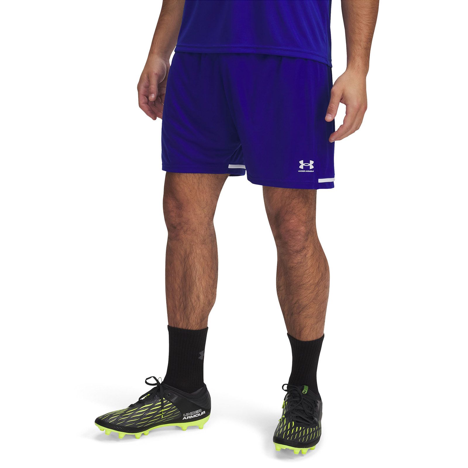 Shorts UA Challenger azul para hombre
