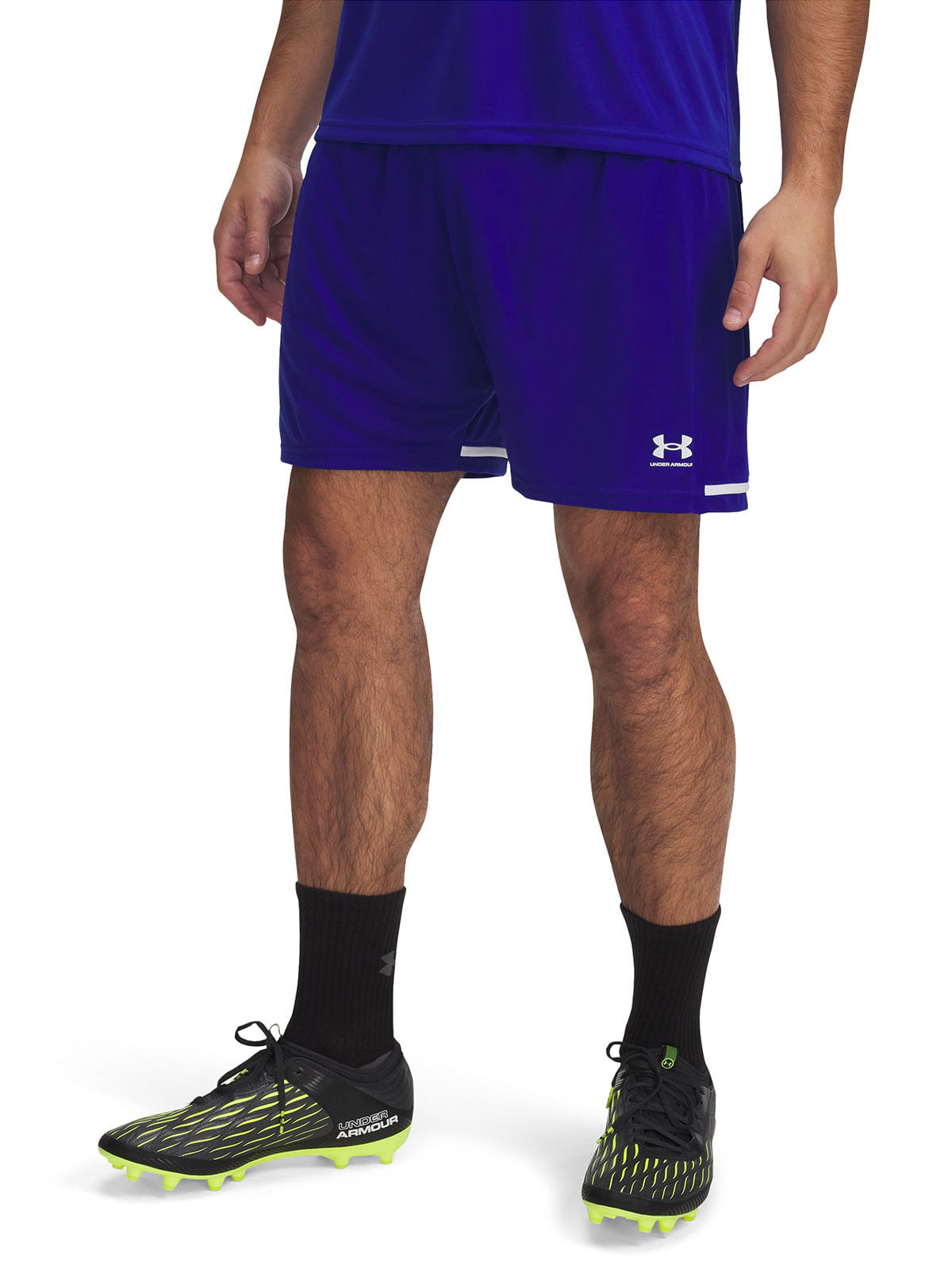 Shorts UA Challenger azul para hombre