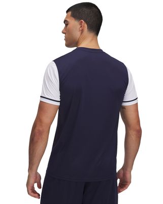 Polera manga corta UA Challenger azul para hombre