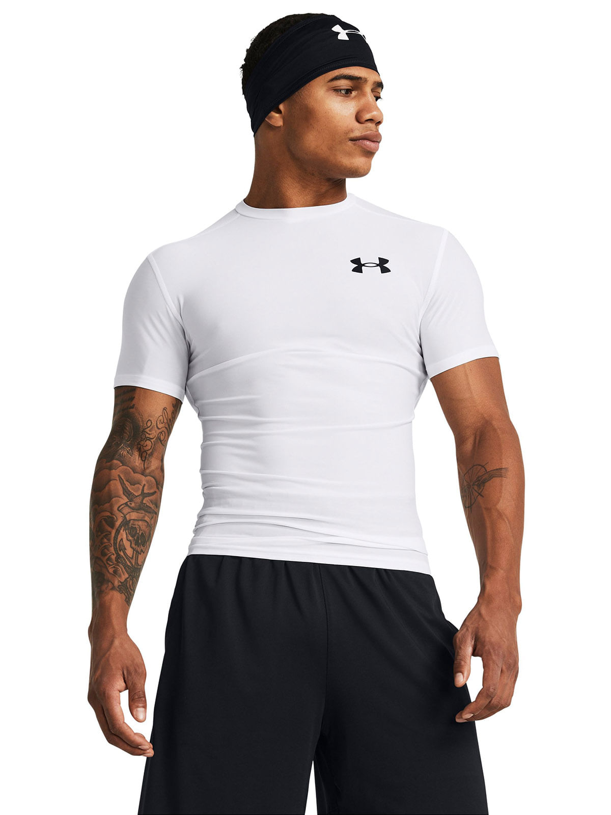Primera capa UA HeatGear OG blanco para hombre