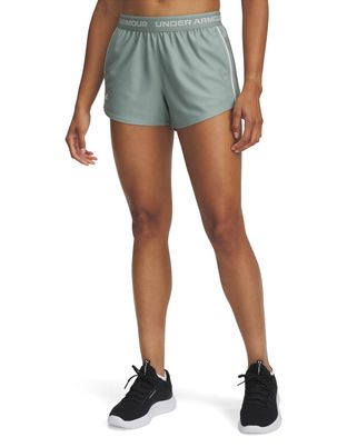 Shorts UA Tech Play Up verde para mujer