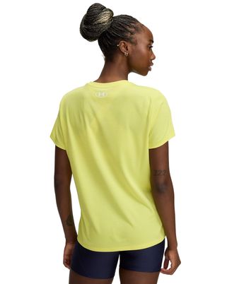 Polera manga corta Under Armour tech amarillo para mujer
