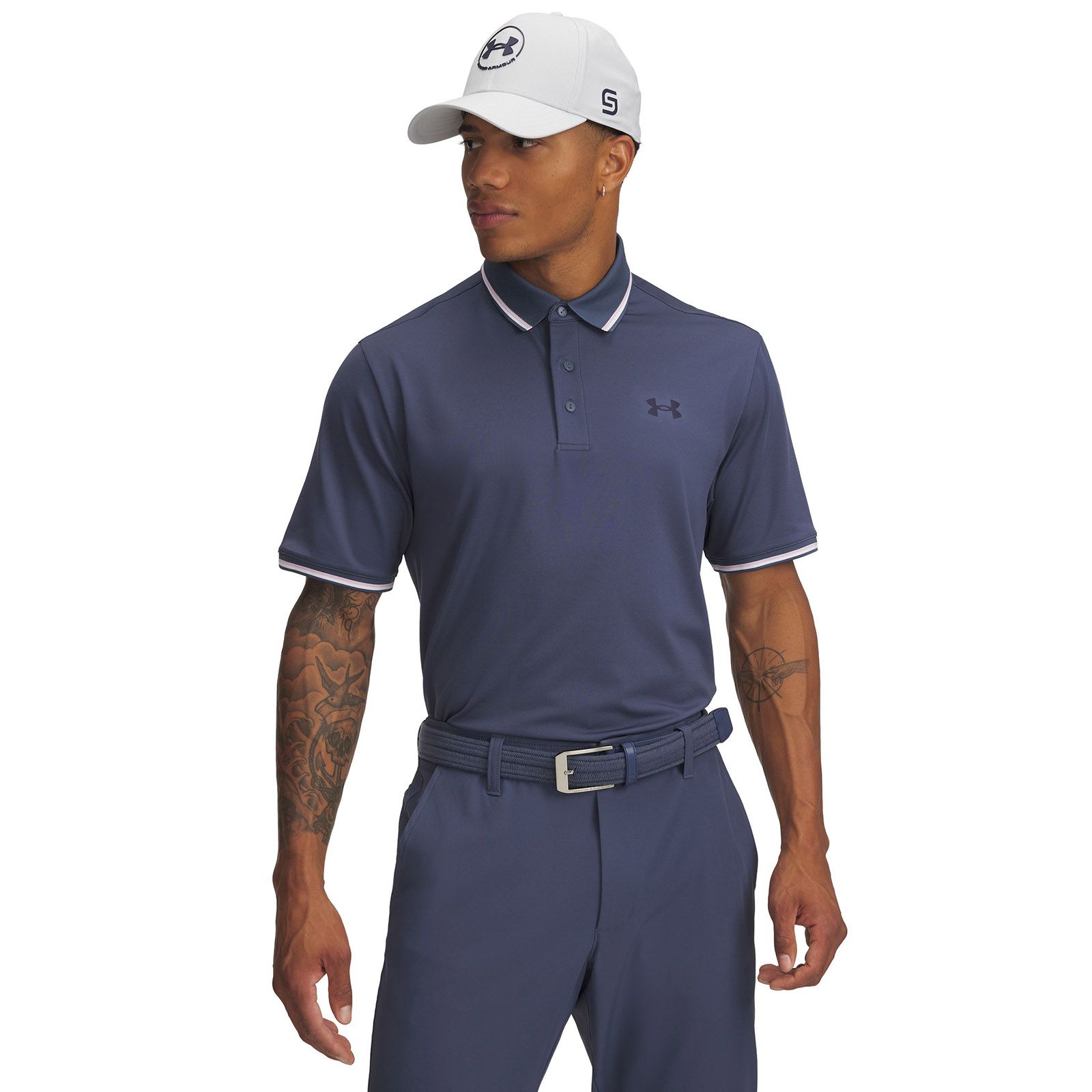 Polo manga corta Under Armour playoff 3.0 gris para hombre