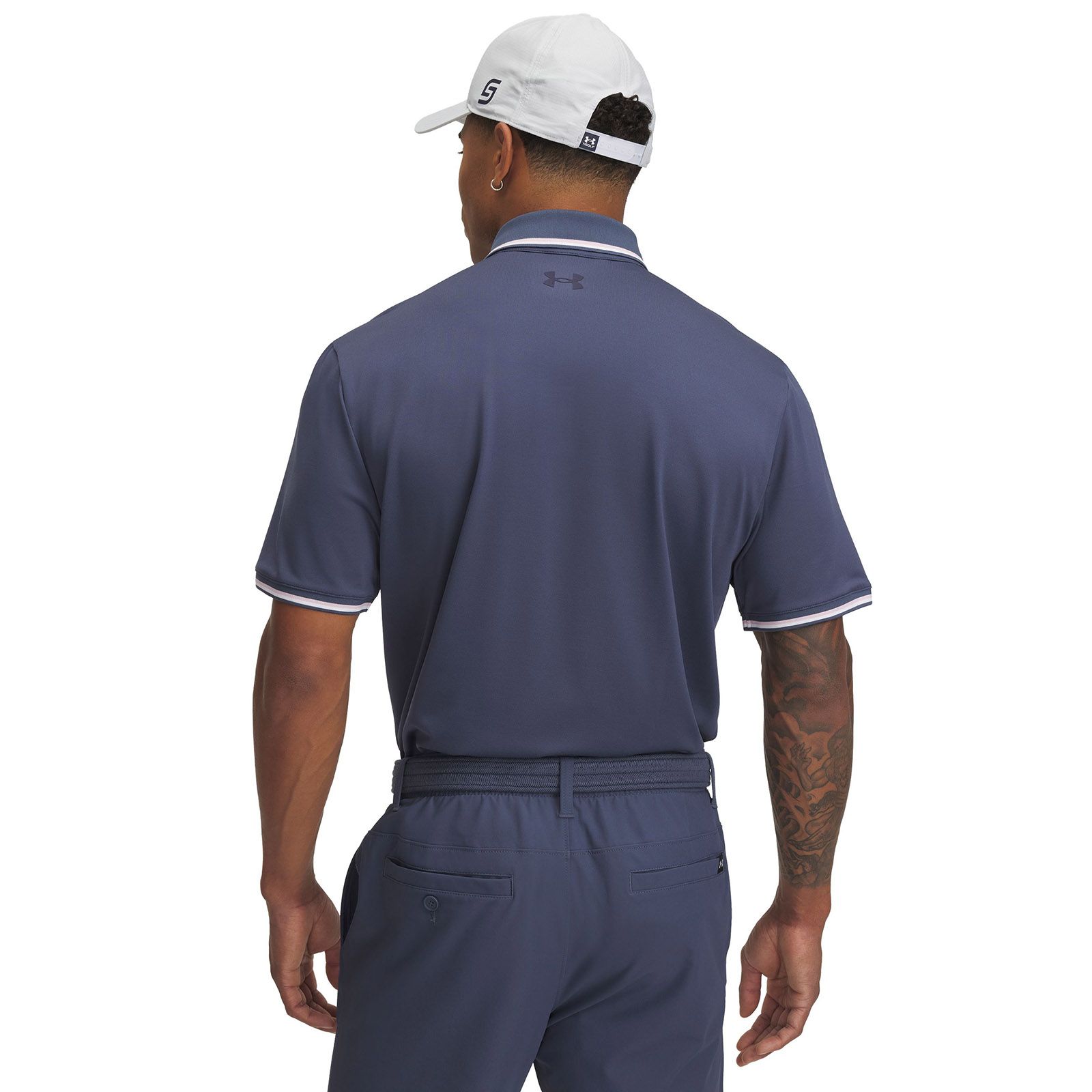 Polo manga corta Under Armour playoff 3.0 gris para hombre