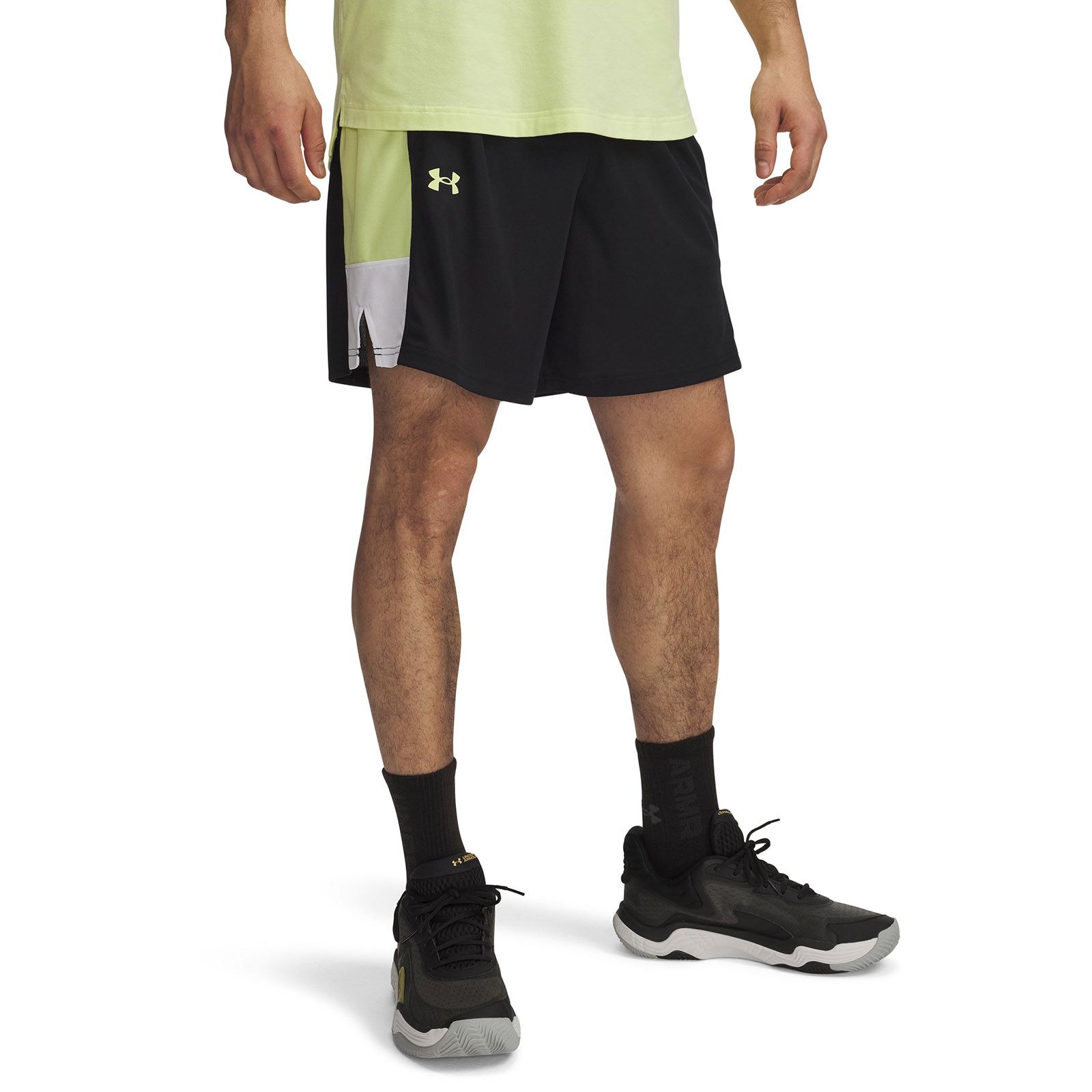 Shorts Under Armour zone de hombre negro para hombre