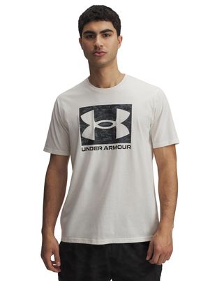 Polera manga corta Under Armour abc camo café para hombre