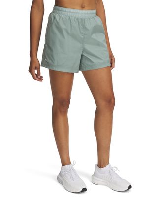 Shorts Under Armour Rival Woven verde para mujer