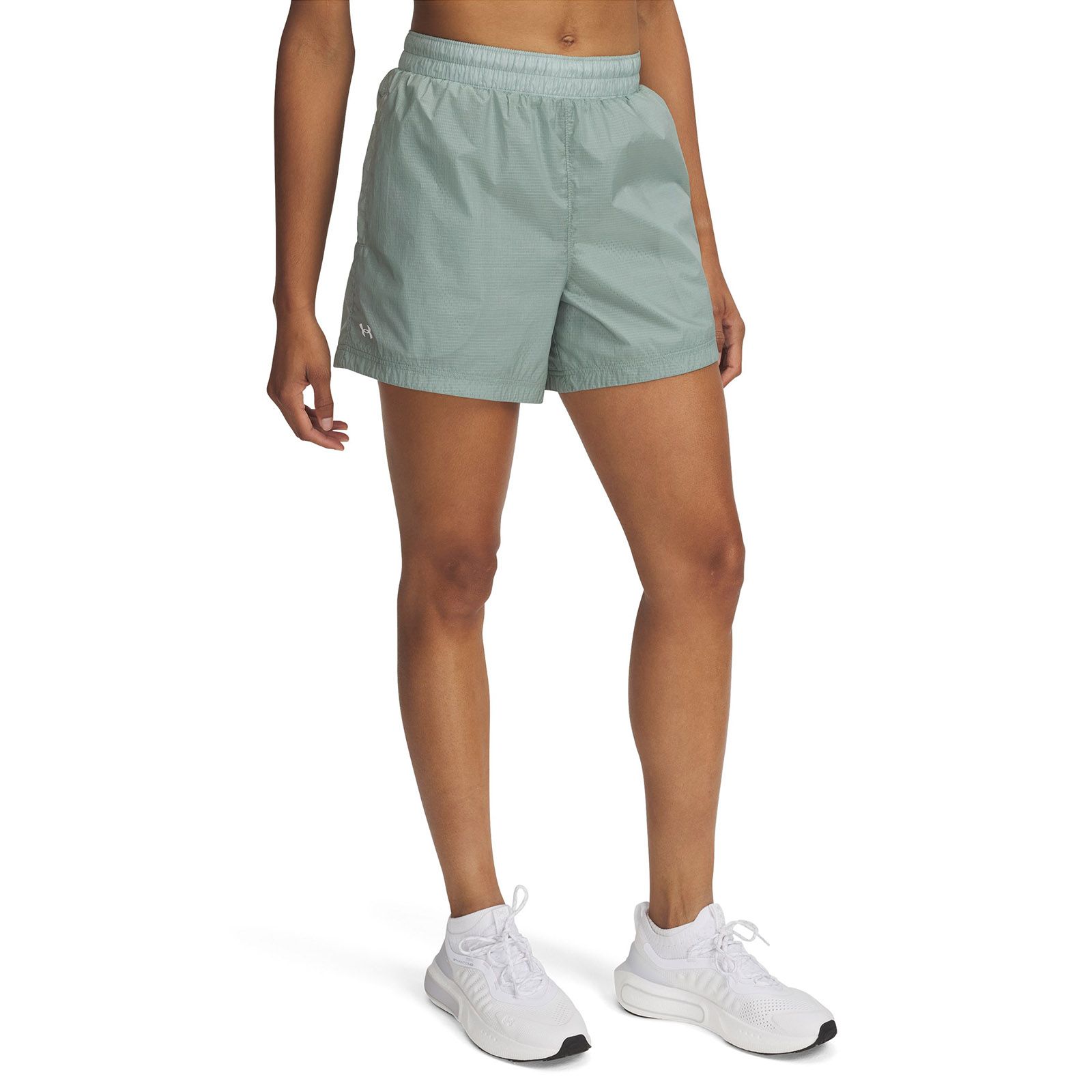 Shorts Under Armour Rival Woven verde para mujer